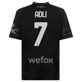 Camisetas AC Milan Yacine Adli 7 4ª 2023-24 Negra - Hombre